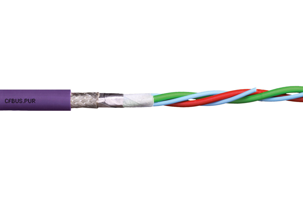 Специальная кабельная шина для использования в гибких кабель-каналах CFBUS, PUR