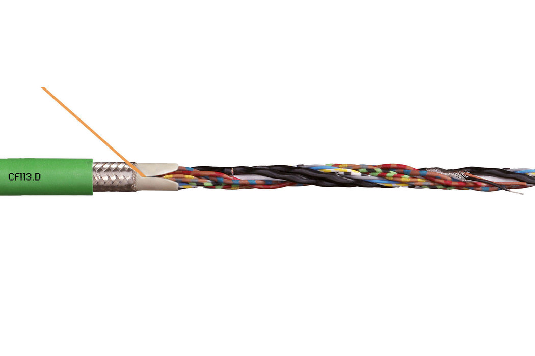 Специальный кабель измерительной системы CF113.D для использования в гибких кабель-каналах
