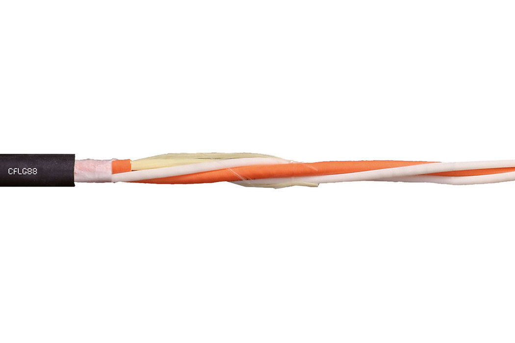 Оптоволоконный специальный кабель CFLG88 для использования в гибких кабель-каналах