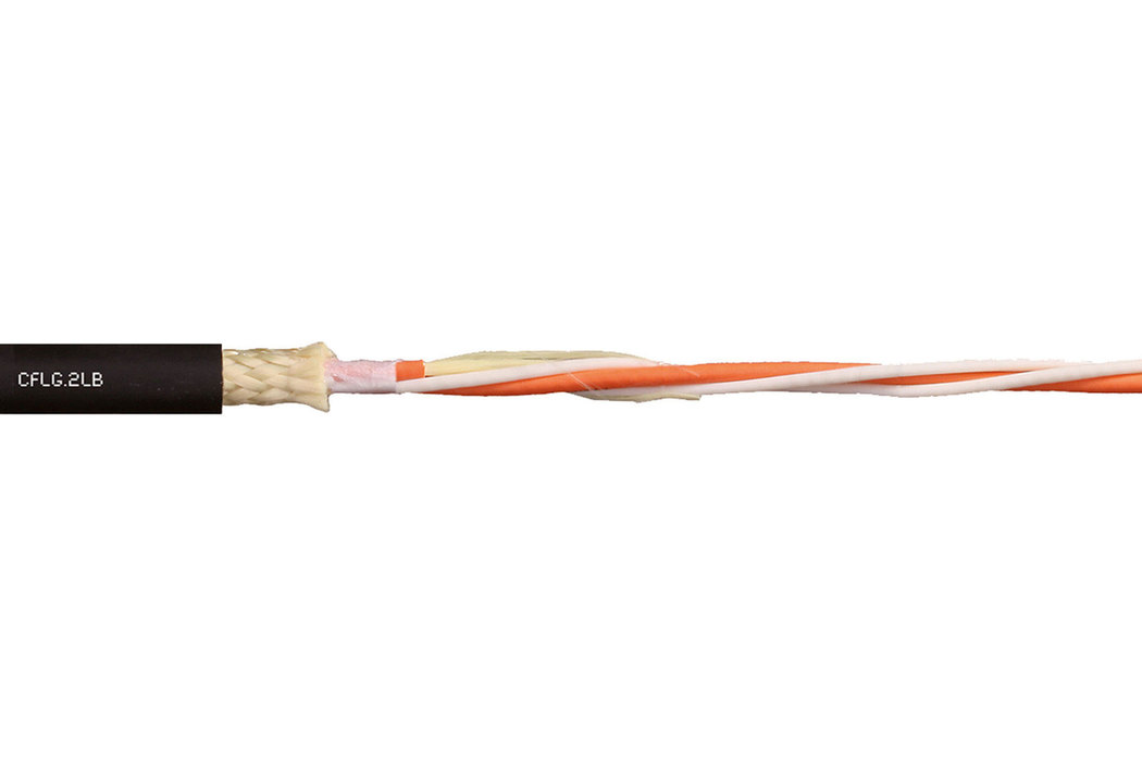 Оптоволоконный специальный кабель CFLG.LB для использования в гибких кабель-каналах