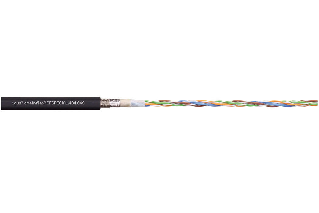 Специальная кабельная шина CFSPECIAL.484 для использования в гибких кабель-каналах